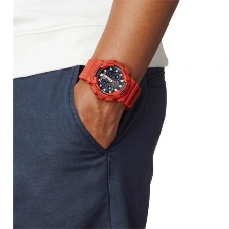 Casio G-Shock GA-100B-4AER Rojo